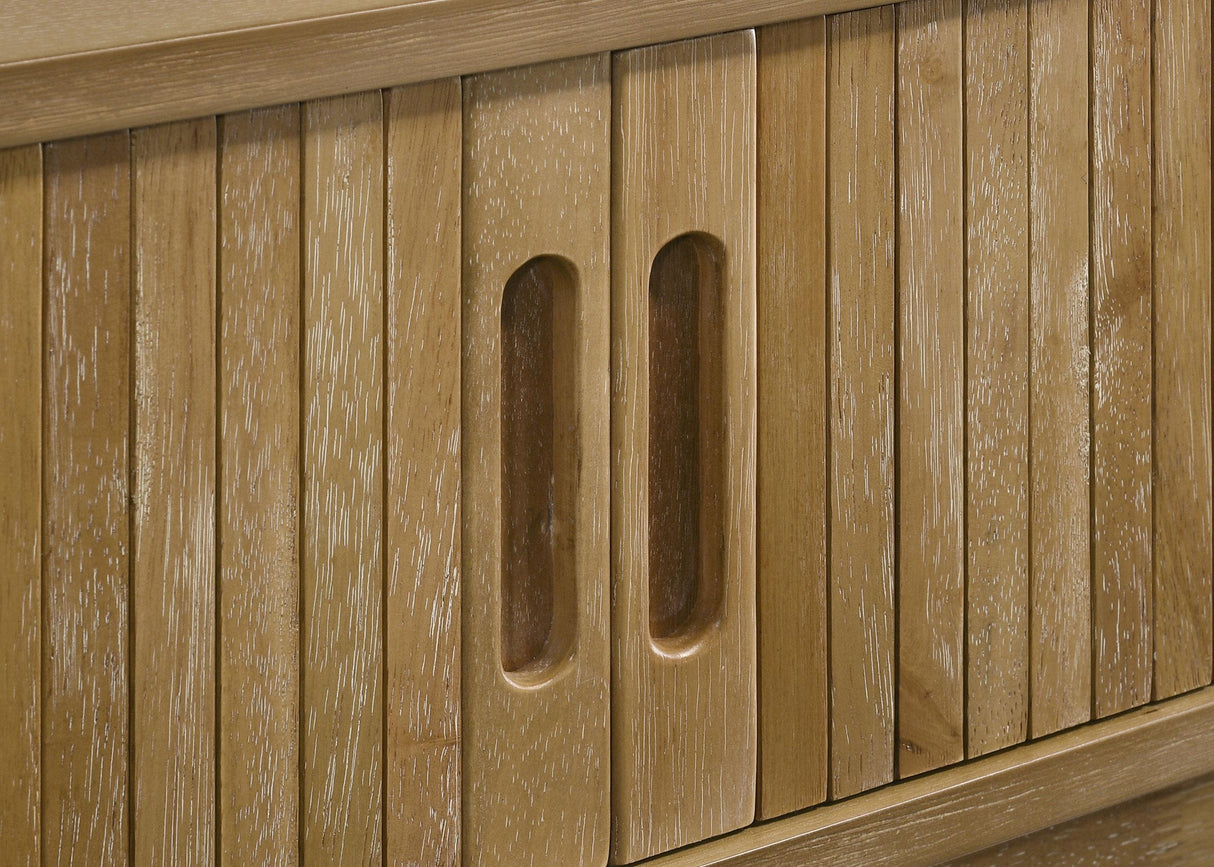 Croyden Weathered Natural 71-inch TV Stand Media Console from Coaster - Luna Furniture