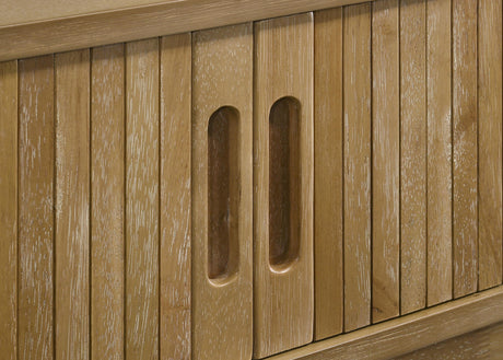 Croyden Weathered Natural 71-inch TV Stand Media Console from Coaster - Luna Furniture