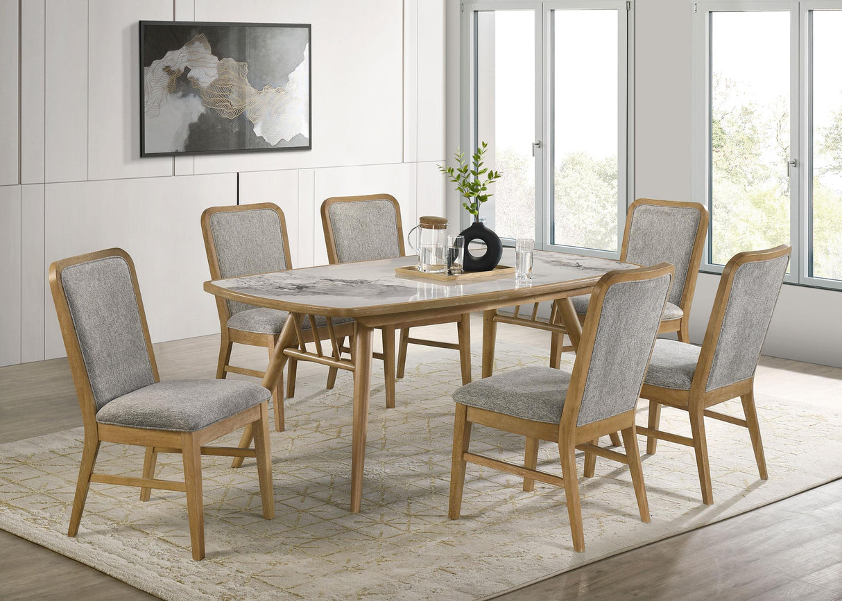 Croyden Weathered Natural Dining Side Chair, Set of 2 from Coaster - Luna Furniture