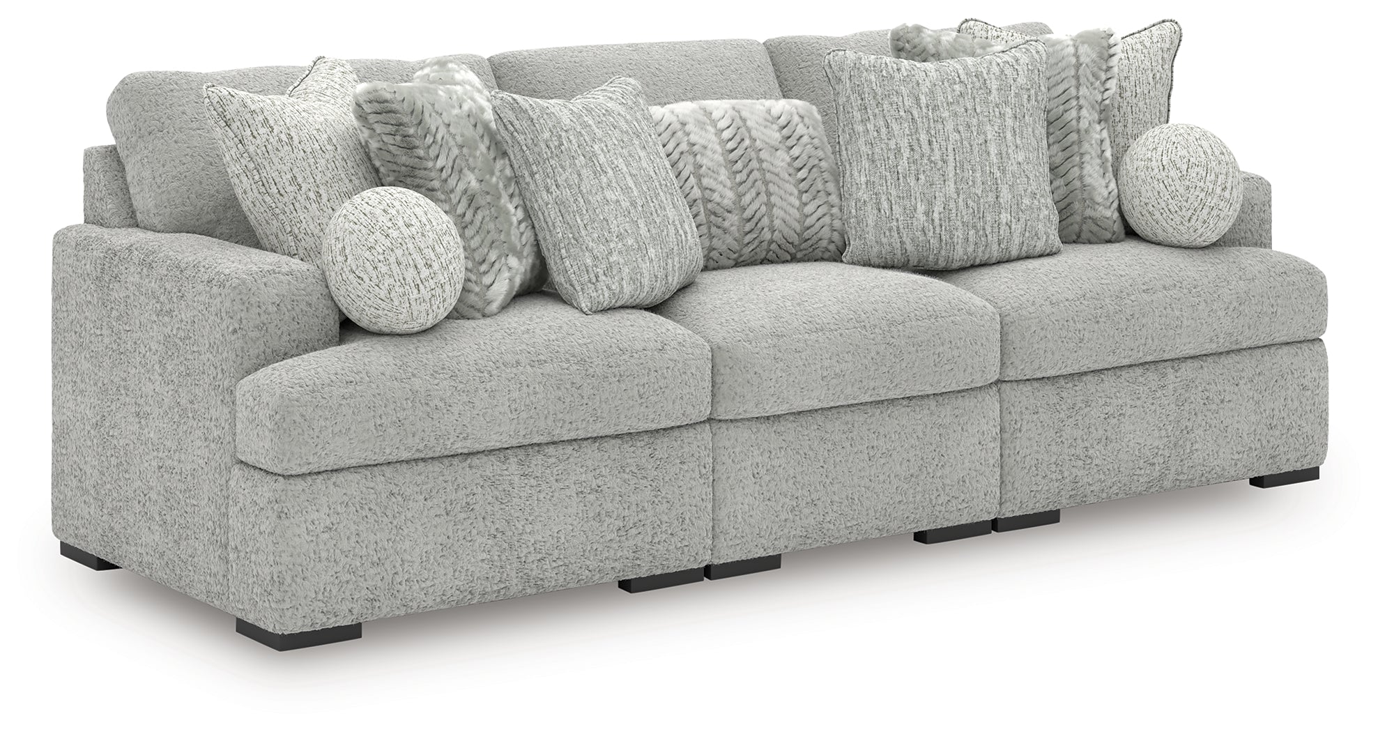Cuddle Plush Arctic 3-Piece Sectional Sofa – Luna Furniture