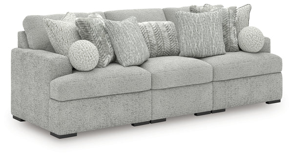 Cuddle Plush Arctic 3-Piece Sectional Sofa