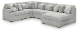 Cuddle Plush Arctic 6-Piece RAF Chaise Sectional from Ashley - Luna Furniture