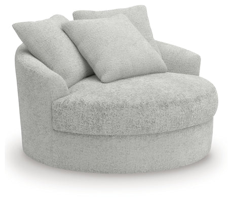Cuddle Plush Arctic Oversized Swivel Accent Chair from Ashley - Luna Furniture