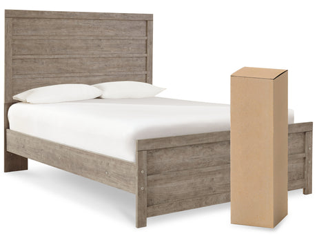 Culverbach Full Panel Bed with Mattress in Gray from Ashley - Luna Furniture