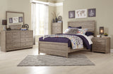 Culverbach Full Panel Bed with Mattress in Gray from Ashley - Luna Furniture