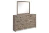 Culverbach Gray Dresser and Mirror from Ashley - Luna Furniture