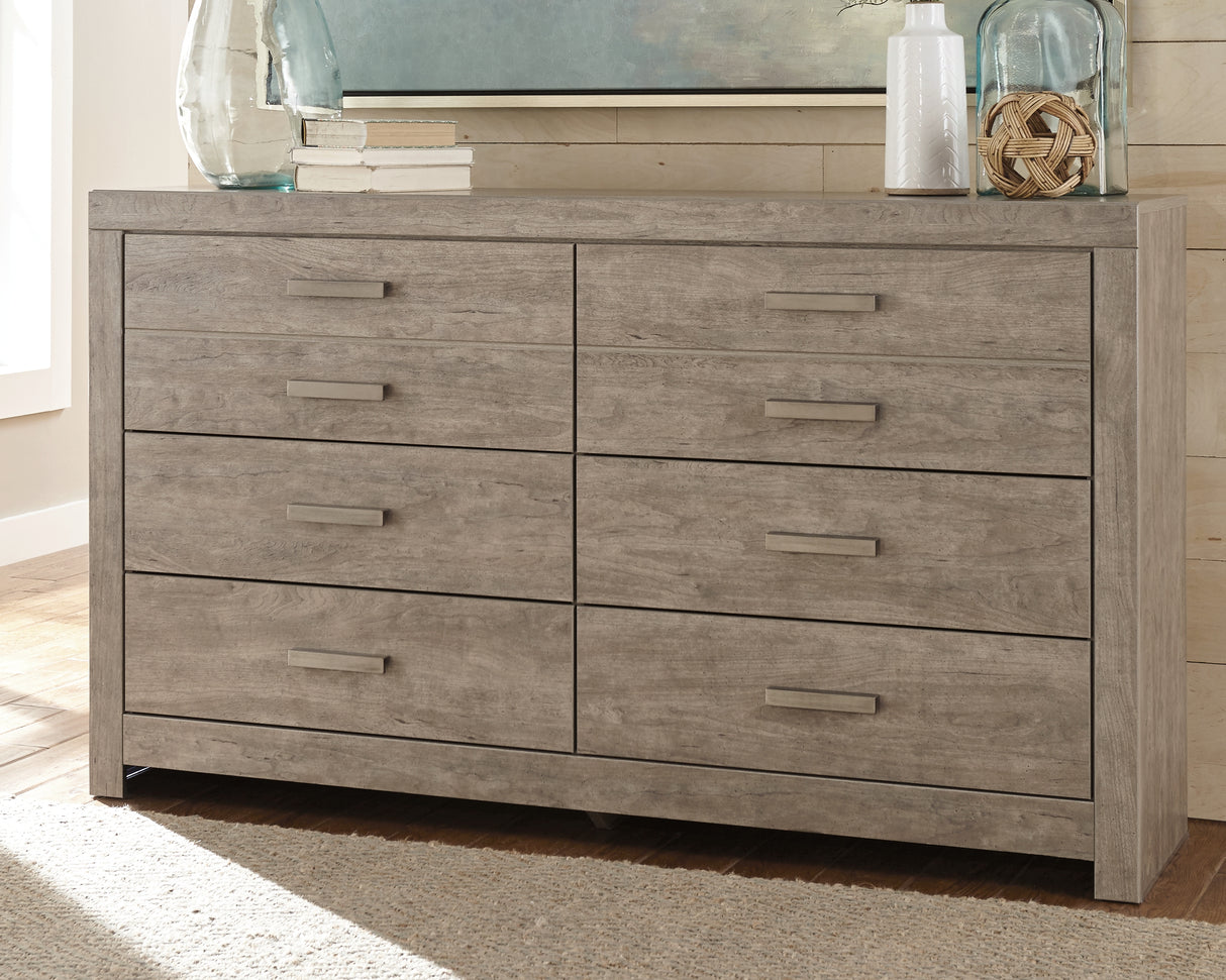 Culverbach Gray Full Panel Bed, Dresser, Chest and Nightstand from Ashley - Luna Furniture
