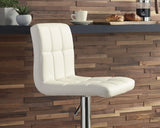 Bellatier 2-Piece Bar Stool in Bone from Ashley - Luna Furniture