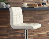Bellatier Bone Adjustable Height Barstool, Set of 2 from Ashley - Luna Furniture