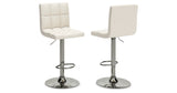 Bellatier 2-Piece Bar Stool in Bone from Ashley - Luna Furniture