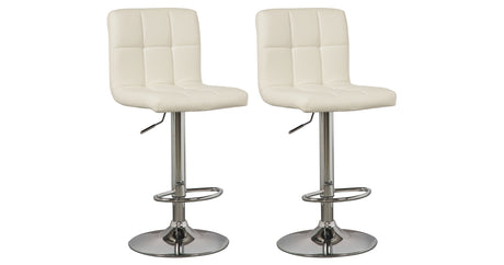 Bellatier Bone Adjustable Height Barstool, Set of 2 from Ashley - Luna Furniture