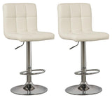 Bellatier Bone Adjustable Height Barstool, Set of 2 from Ashley - Luna Furniture