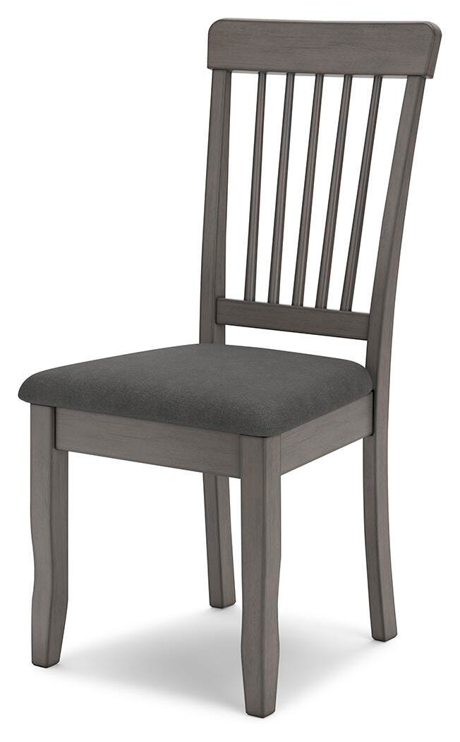 Shullden Gray Dining Table and 4 Chairs from Ashley Furniture - Luna Furniture