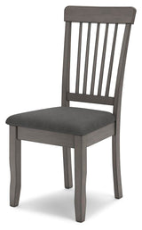 Shullden Gray Dining Table and 4 Chairs from Ashley Furniture - Luna Furniture
