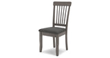 Shullden Gray Dining Table and 4 Chairs from Ashley - Luna Furniture