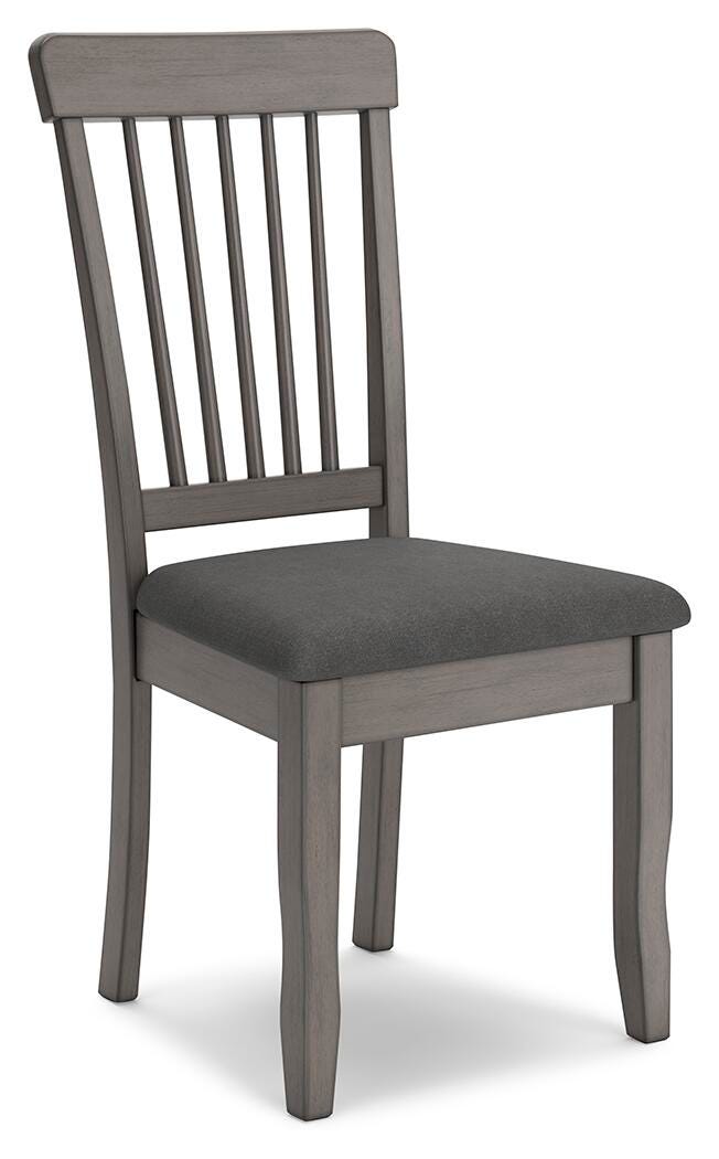 Shullden Gray Dining Table and 4 Chairs from Ashley Furniture - Luna Furniture