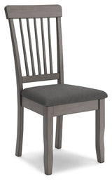 Shullden Gray Dining Table and 4 Chairs from Ashley Furniture - Luna Furniture