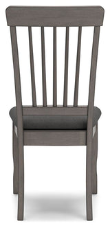 Shullden Gray Dining Table and 4 Chairs from Ashley Furniture - Luna Furniture