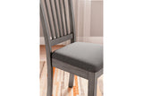 Shullden Gray Dining Table and 4 Chairs from Ashley - Luna Furniture