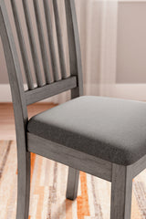 Shullden Gray Dining Chair, Set of 2 from Ashley Furniture - Luna Furniture