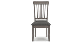 Shullden Gray Dining Table and 2 Chairs from Ashley - Luna Furniture