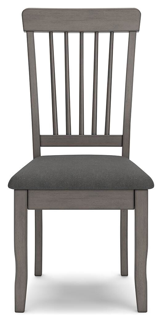 Shullden Gray Dining Table and 4 Chairs from Ashley Furniture - Luna Furniture