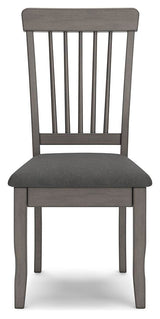 Shullden Gray Dining Table and 4 Chairs from Ashley Furniture - Luna Furniture
