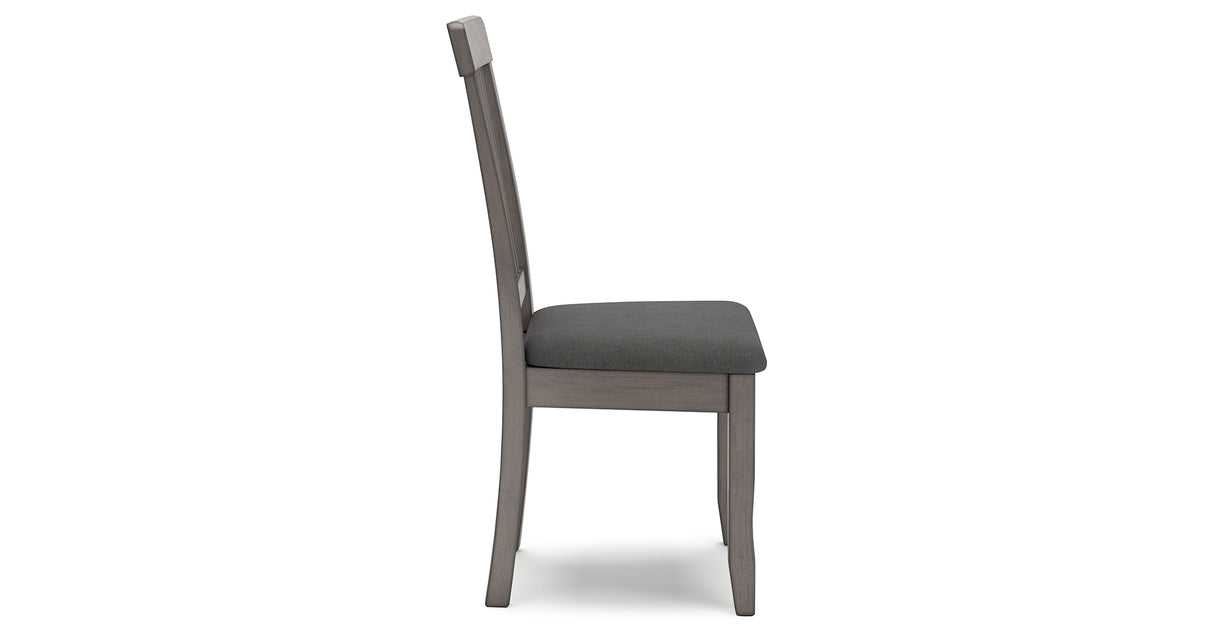 Shullden Gray Dining Table and 2 Chairs from Ashley - Luna Furniture