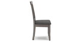 Shullden Gray Dining Table and 4 Chairs from Ashley - Luna Furniture