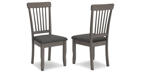 Shullden Gray Dining Table and 2 Chairs from Ashley - Luna Furniture