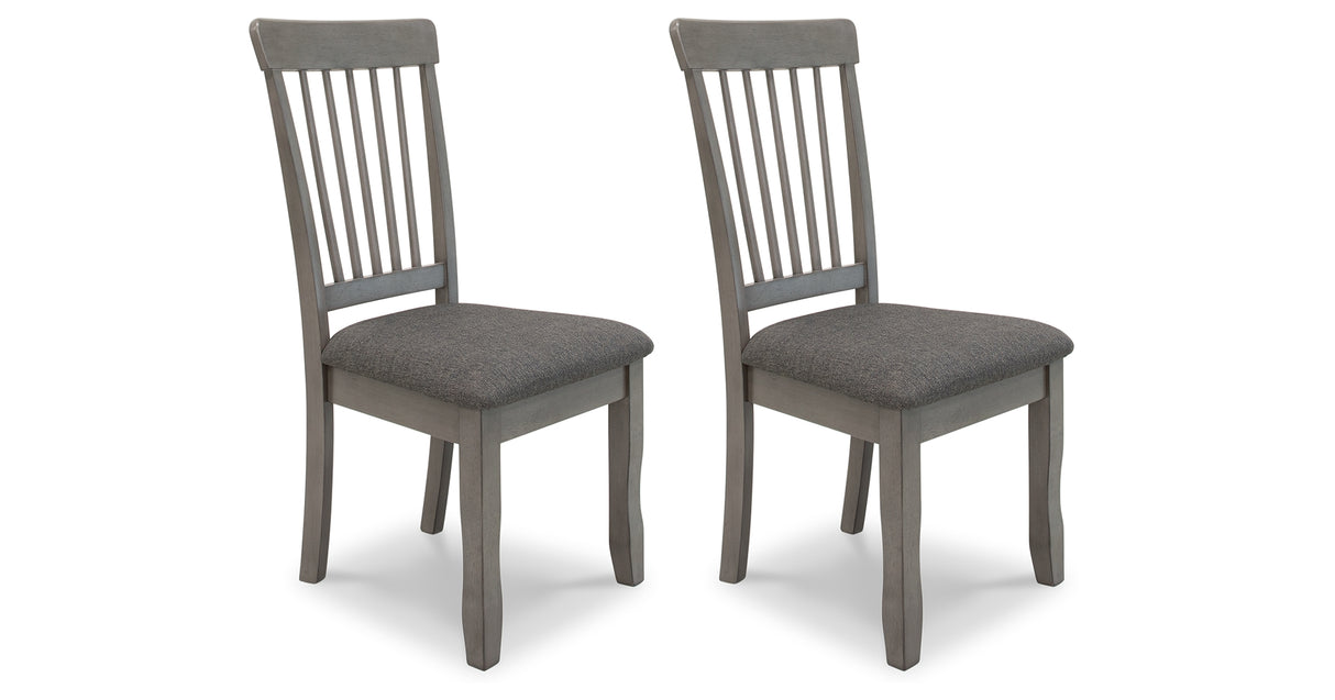 Shullden Gray Dining Chair, Set of 2 from Ashley Furniture - Luna Furniture
