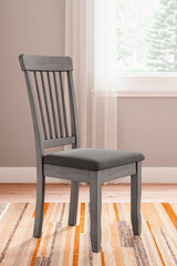 Shullden Gray Dining Table and 4 Chairs from Ashley Furniture - Luna Furniture