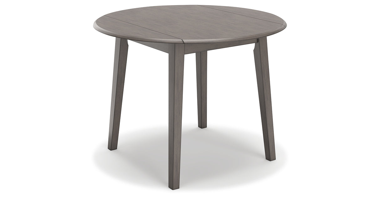 Shullden Gray Dining Table and 4 Chairs from Ashley Furniture - Luna Furniture