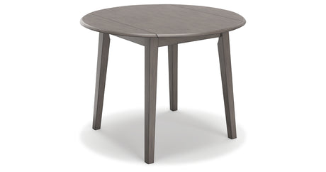 Shullden Gray Dining Table and 4 Chairs from Ashley - Luna Furniture
