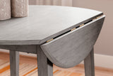 Shullden Gray Dining Table and 4 Chairs from Ashley - Luna Furniture