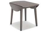 Shullden Gray Dining Table and 4 Chairs from Ashley - Luna Furniture