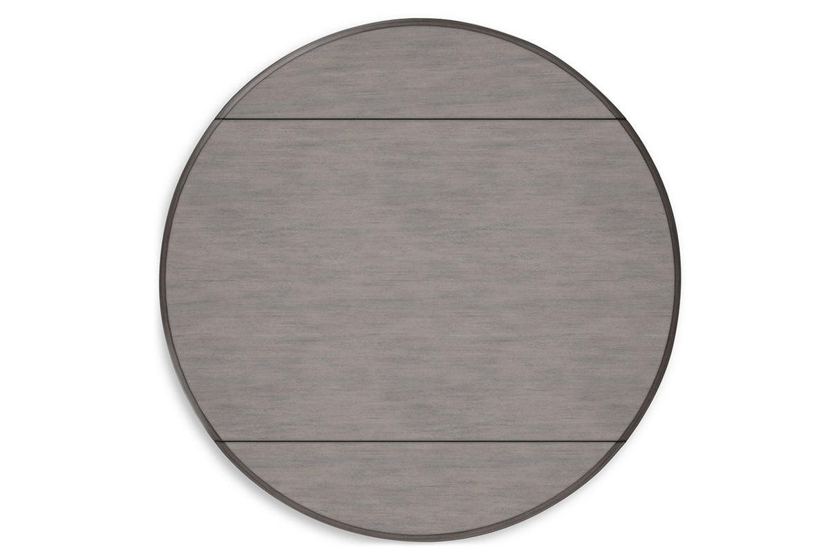 Shullden Gray Dining Table and 4 Chairs from Ashley - Luna Furniture