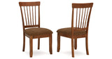 Berringer Rustic Brown Dining Chair, Set of 2 from Ashley - Luna Furniture