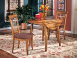 Berringer Rustic Brown Dining Table and 4 Chairs from Ashley Furniture - Luna Furniture