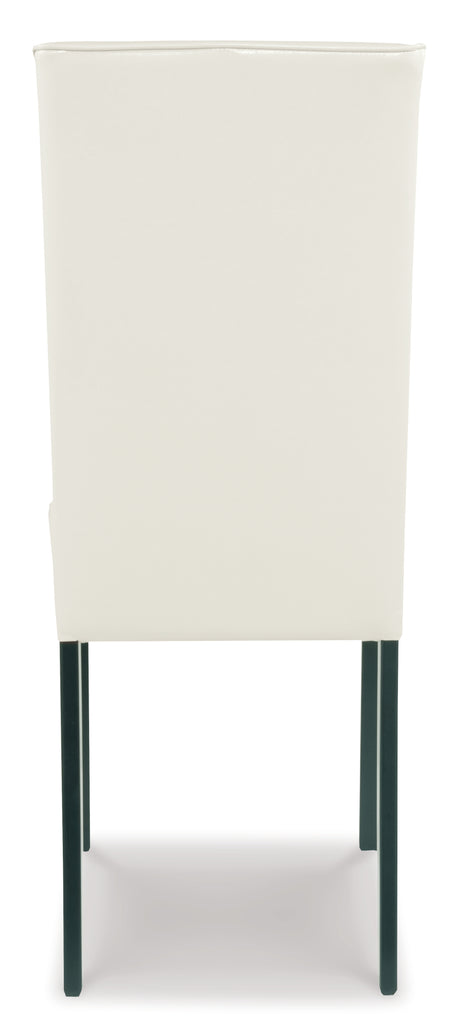Kimonte Ivory Dining Chair, Set of 2 from Ashley - Luna Furniture