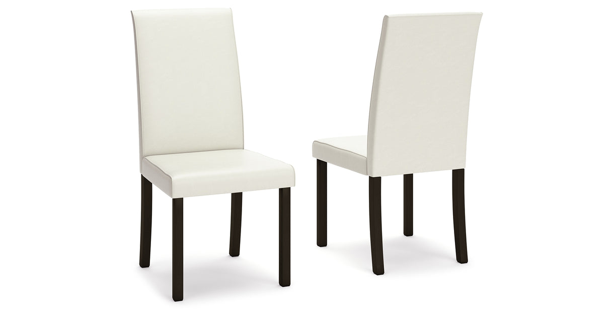 Kimonte Ivory Dining Chair, Set of 2 from Ashley - Luna Furniture