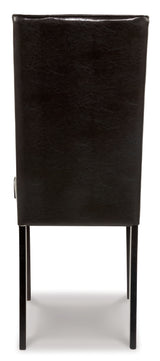 Kimonte Dark Brown Dining Chair, Set of 2 from Ashley - Luna Furniture