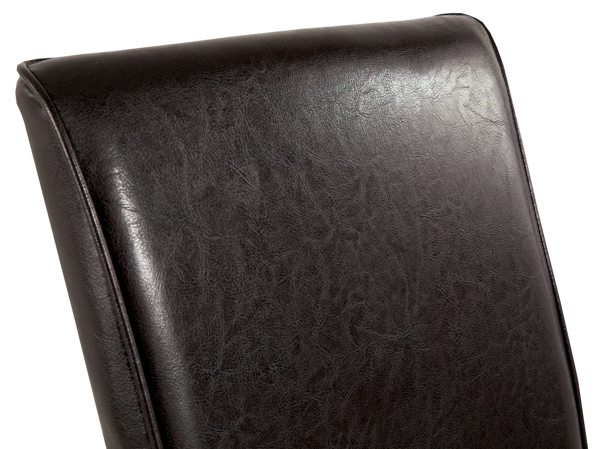 Kimonte Dark Brown Dining Chair, Set of 2 from Ashley - Luna Furniture