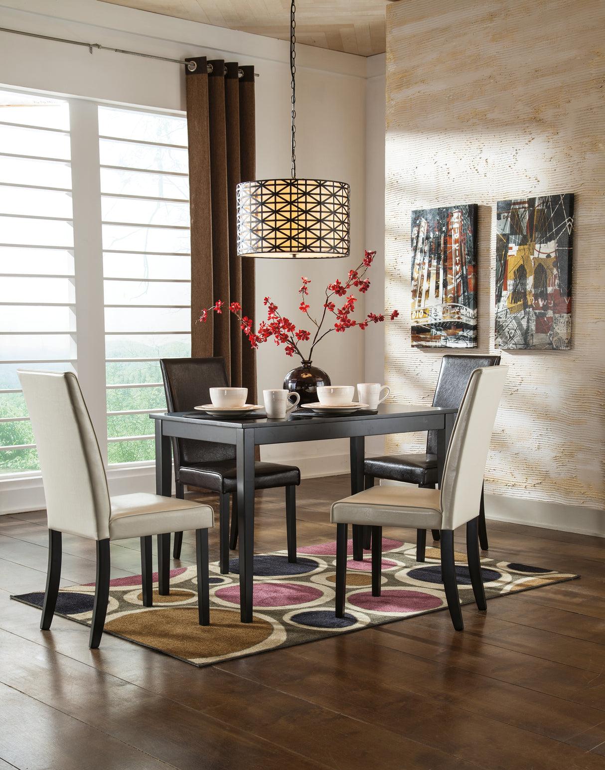 Kimonte Ivory Dining Chair, Set of 2 from Ashley - Luna Furniture
