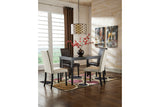 Kimonte Multi Dining Table and 4 Chairs from Ashley - Luna Furniture