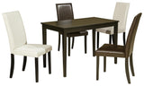 Kimonte Multi Dining Table and 4 Chairs from Ashley Furniture - Luna Furniture