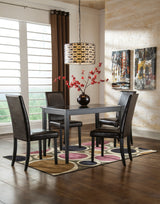 Kimonte Multi Dining Table and 4 Chairs from Ashley Furniture - Luna Furniture