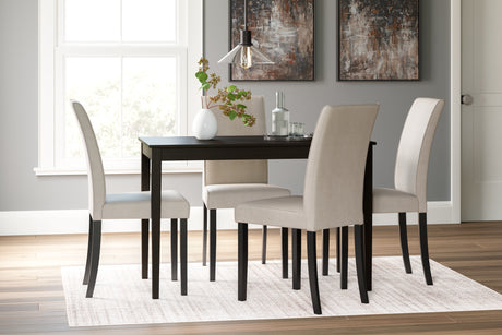 Kimonte Dark Brown Dining Table from Ashley - Luna Furniture