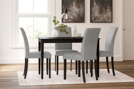 Kimonte Dark Brown Dining Table from Ashley - Luna Furniture