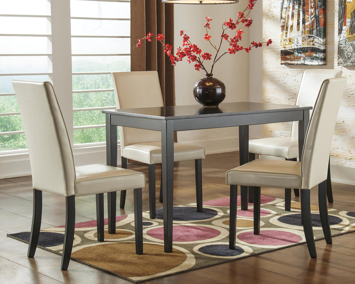 Kimonte Dark Brown Dining Table from Ashley - Luna Furniture